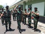 Sambutan antusias dari Tim Gultor atas kedatangan Pangdam