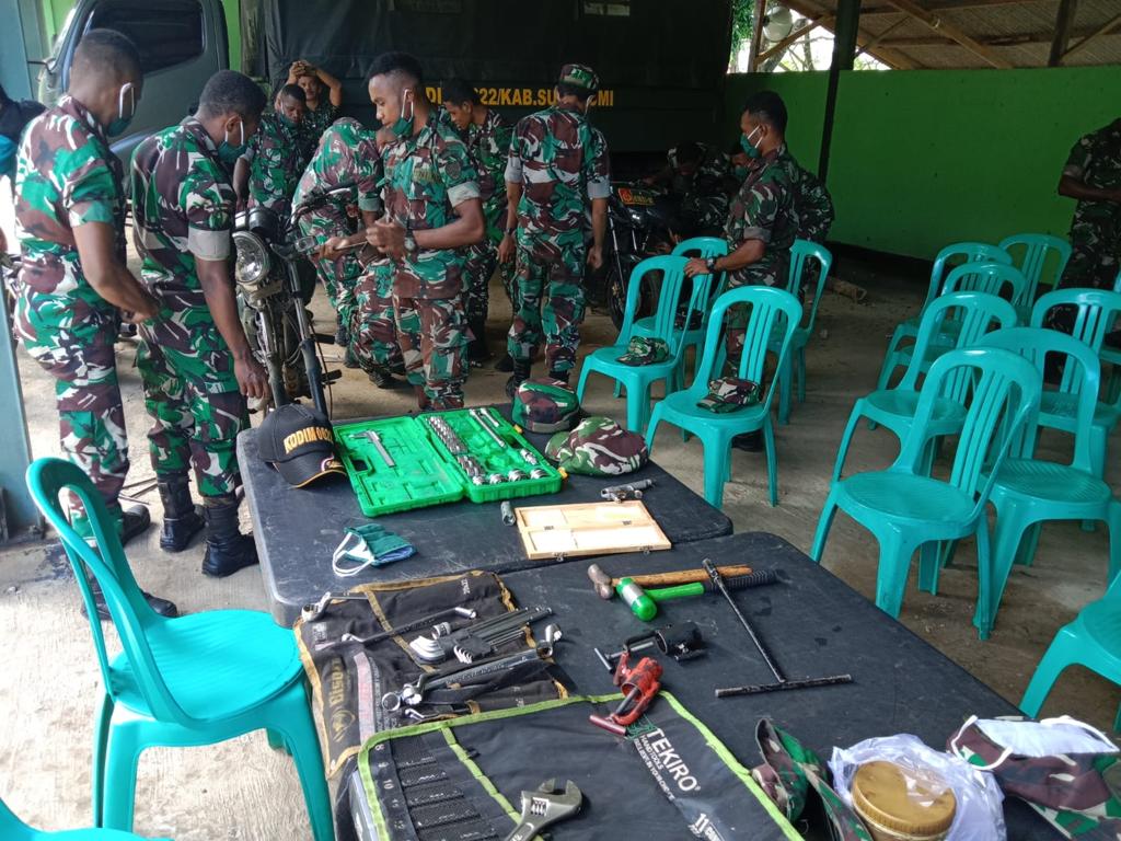 Kodim 0622 Kabupaten Sukabumi laksanakan giat Pelatihan untuk Babinsa