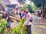 Evakuasi bersama polsek cisolok dan warga