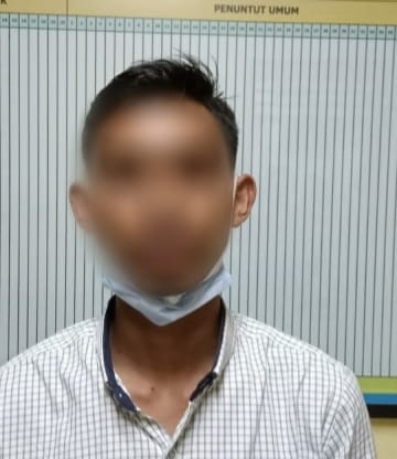 Terduga Pelaku Pencurian Mobil yang saat ini mendekam di Polsek Parungkuda