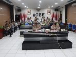Suasana Vicon di Mapolda Aceh