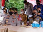 Wakapolda monitoring vaksin dan zoom meeting dengan Kapolri