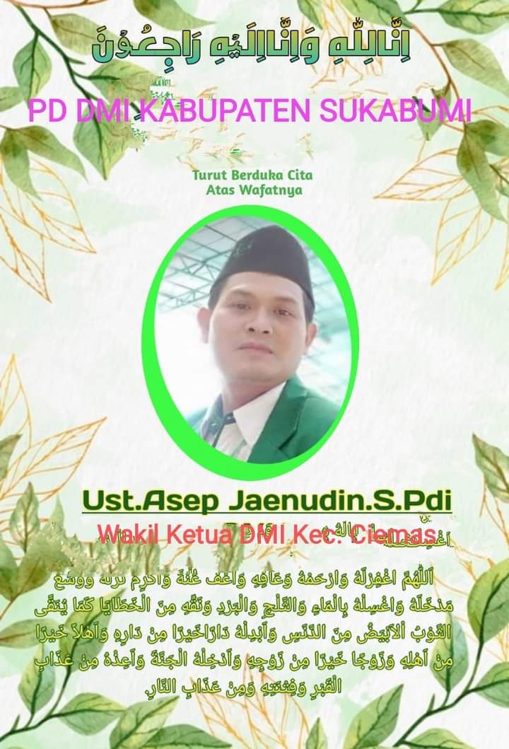 almarhum Ustadz Asep Jaenudin S.Pdi