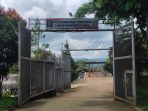 Gerbang masuk Blok Industri khusus penggemukan sapi di lapas warungkiara