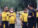 Kapolda Aceh saat giat pagi di lingkungan mapolda Aceh