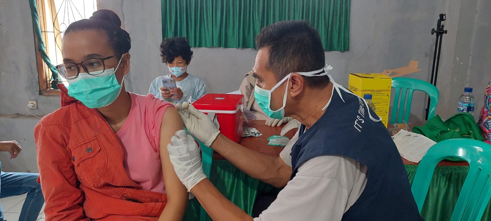 Pelaksanaan Vaksinasi Polres Sukabumi