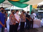 Wakapolda Aceh monitoring jalannya vaksinasi massal