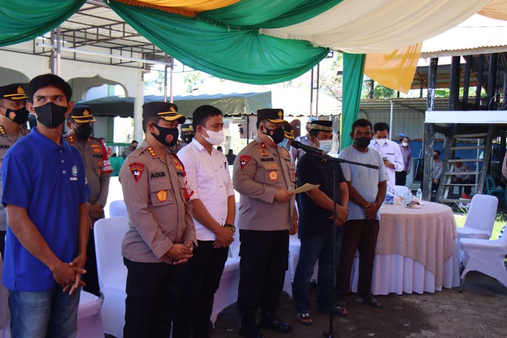 Wakapolda Aceh monitoring jalannya vaksinasi massal