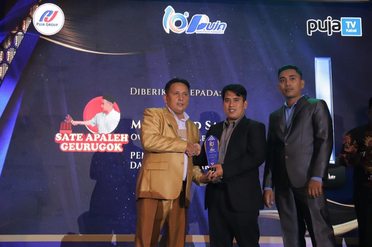 Penghargaan diberikan kepada pengusaha Sate Apa Leh Geurugok