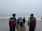 Tim Black Marlin Polres Sukabumi saat melakukan patroli