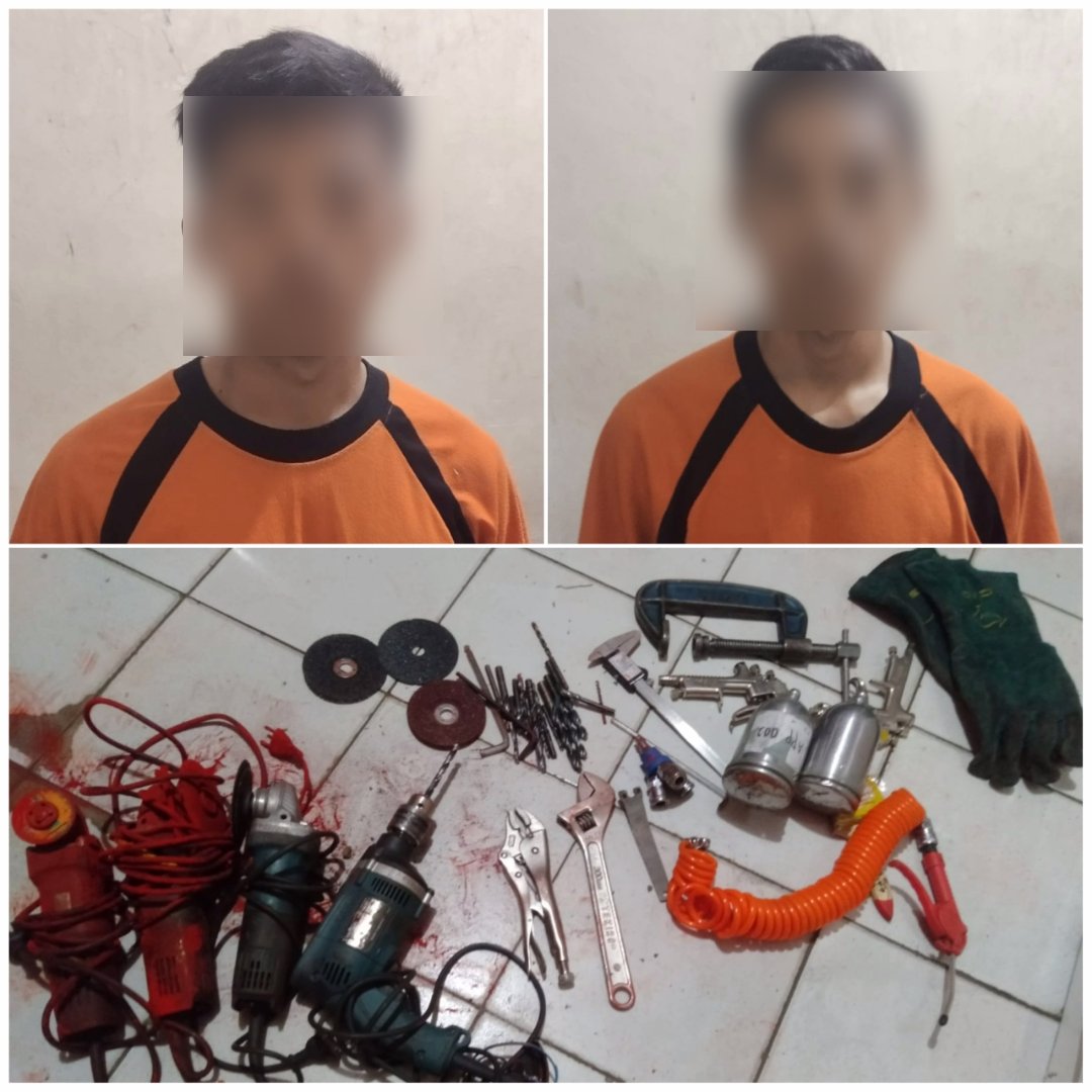 Dua terduga pelaku dengan pemberatan yang sudah tertangkapa