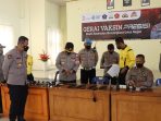 Pemeriksaan senjata api personel oleh Kapolres Bener Meriah beserta jajaran