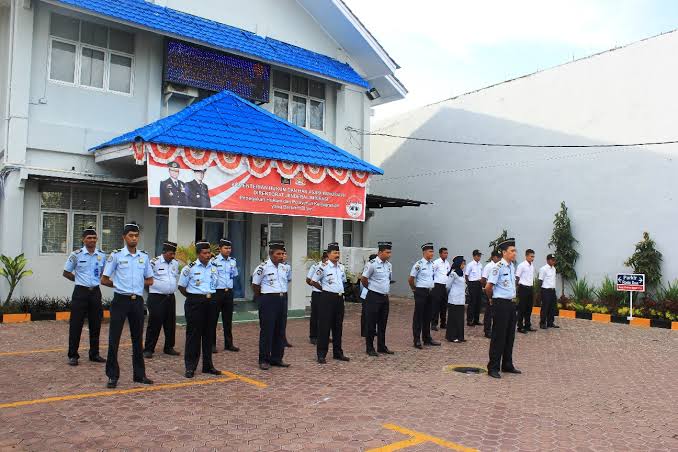 Imigrasi Aceh sedang melakukan upacara koordinasi rutin
