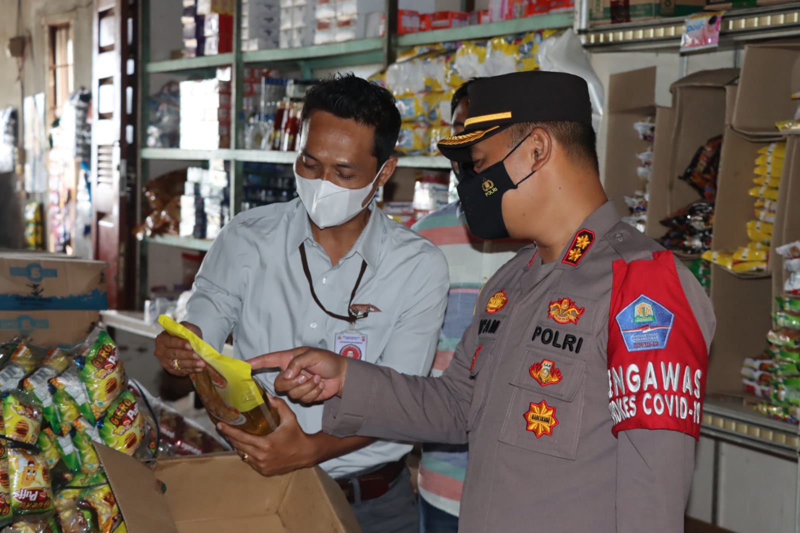 Kapolres Pidie Jaya Aceh cek ketersediaan minyak goreng