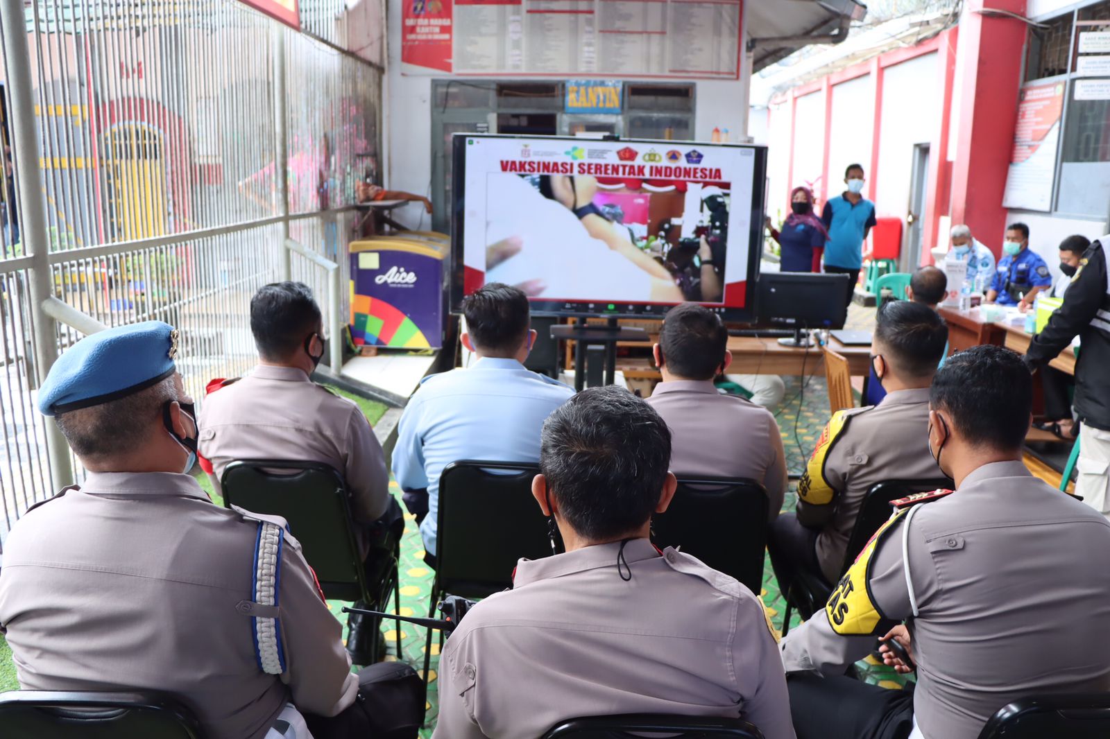Kapolres dan Kalapas Sukabumi Kota Zoom meeting dengan kabareskrim