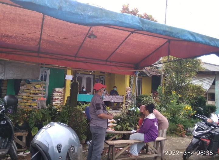 Lokasi E Warung tempat penyaluran dan pemaksaan teknis pembelanjaan BPNT Desa Langensari