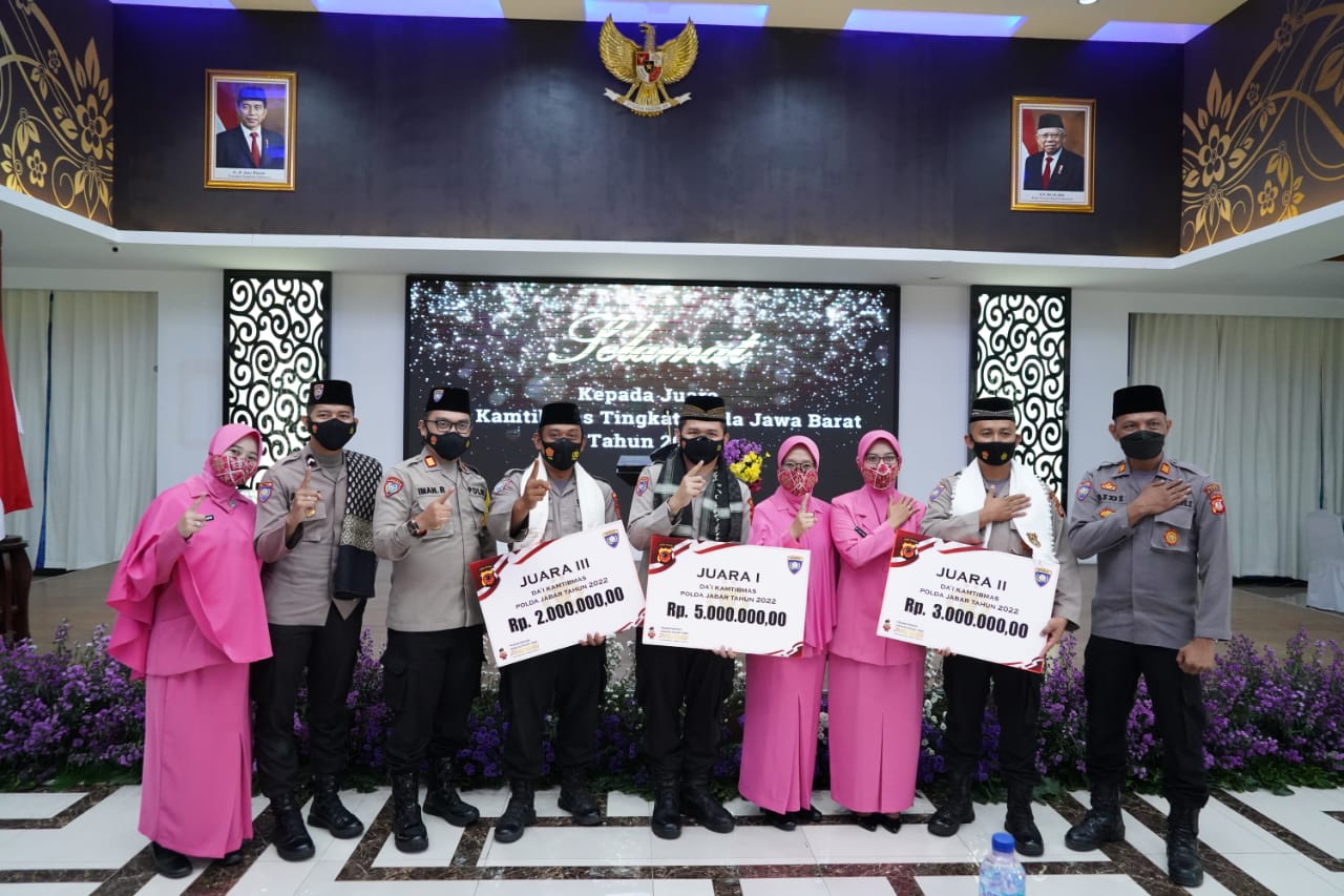 Para pemenang lomba polisi dai tingkat Polda Jabar