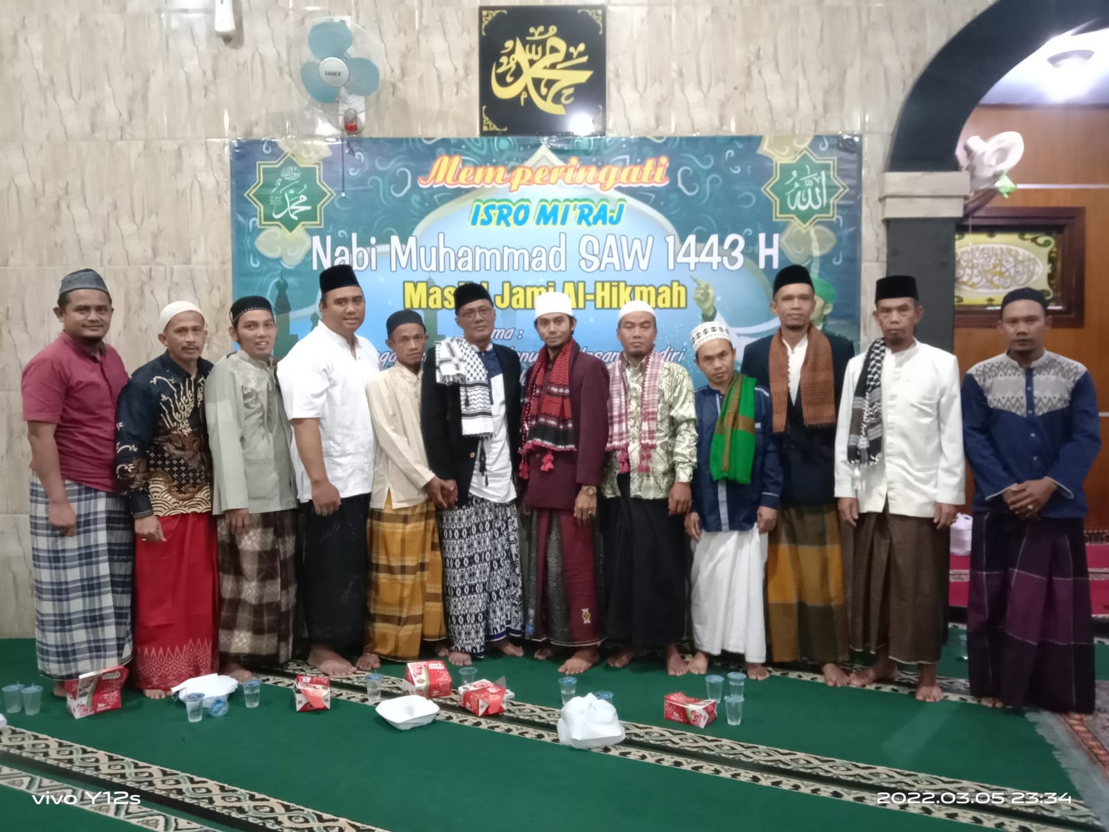 Panitia Pelaksana Peringatan Isra Mi'raj Masjid Al Hikmah Warudoyong