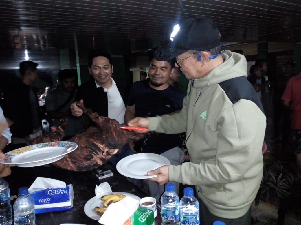 Nampak Antusias peserta Outbound yang digelar diskominfo Gayo Lues bersama insan pers