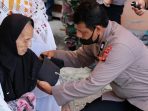 Suasana Vaksinasi lansia di Mapolda Aceh