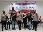 Pelaksanaan Vaksinasi Booster Polres Sukabumi kota dengan komunitas tionghoa