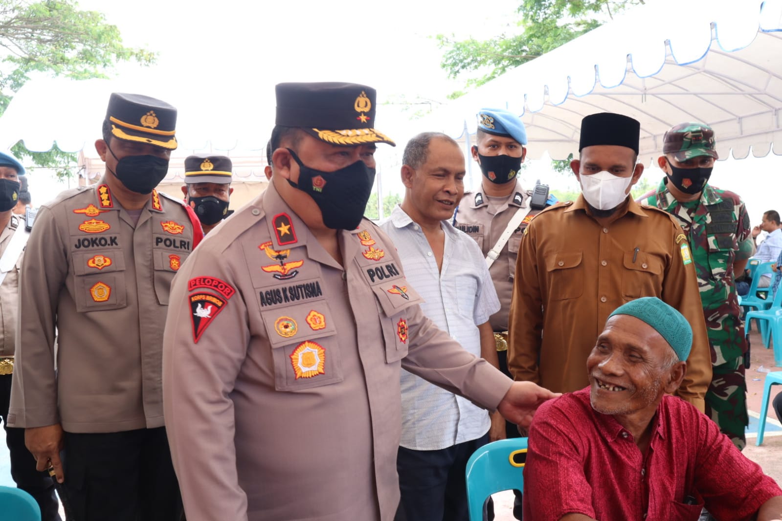 Wakapolda aceh sambangi giat vaksinasi