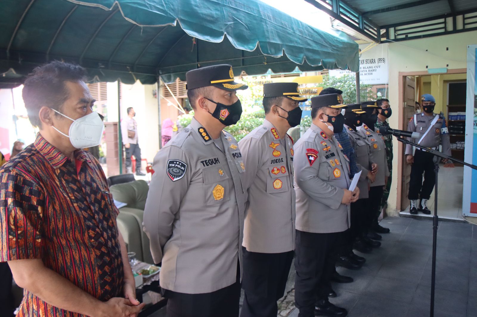 Wakapolda tinjau vaksinasi dengan pantauan langsung Kabaintelkam Polri